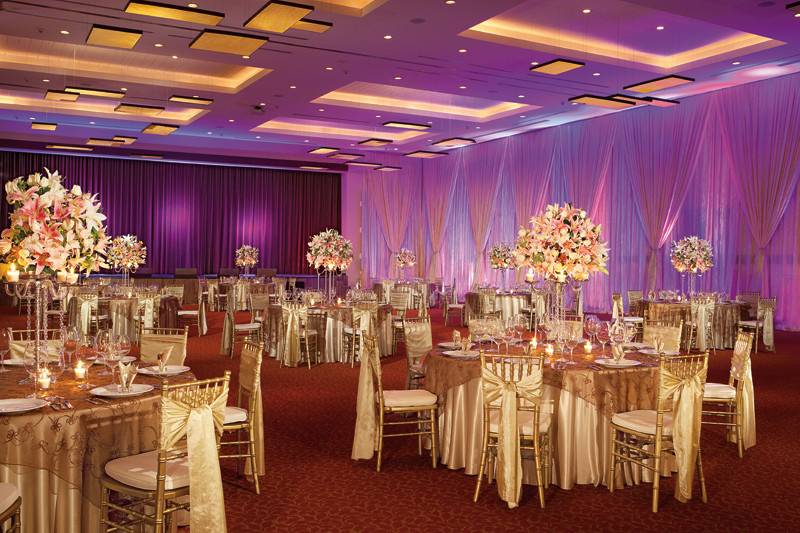 Indoor reception setup