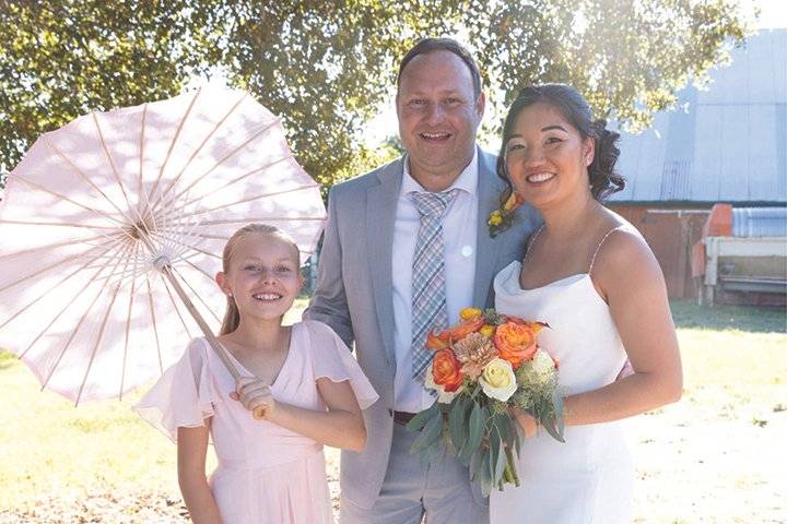 The Bride and Groom