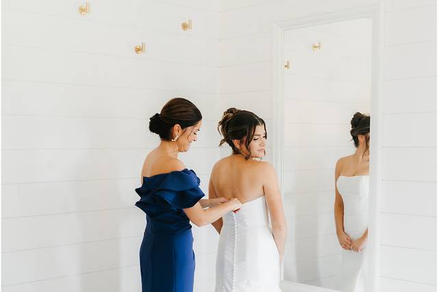 Mother of bride & bridal hair