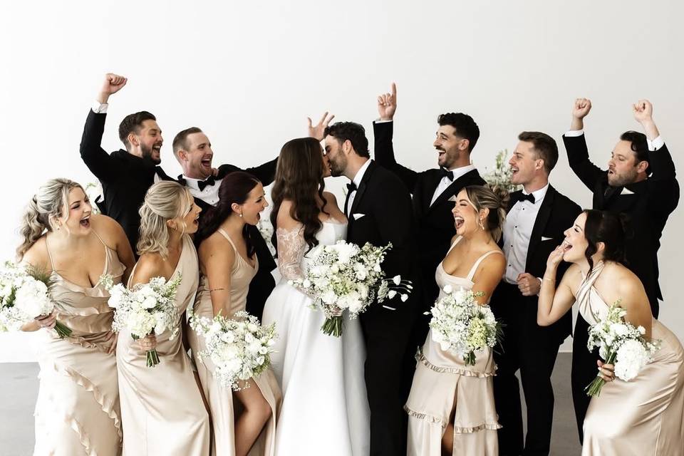 Bride & her tribe hair