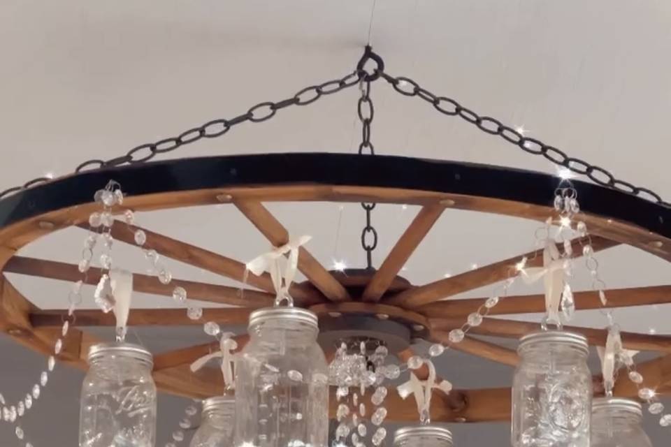 Outdoor chandeliers