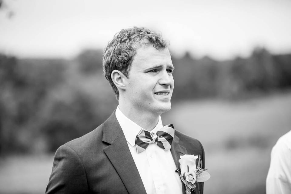 Groom Seeing His Bride