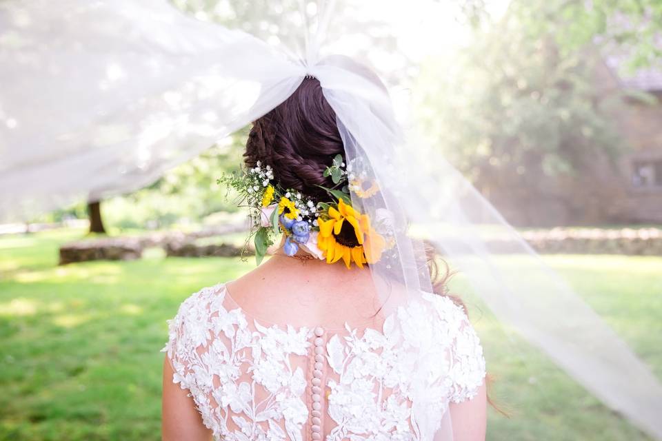 Beautiful floral headpiece