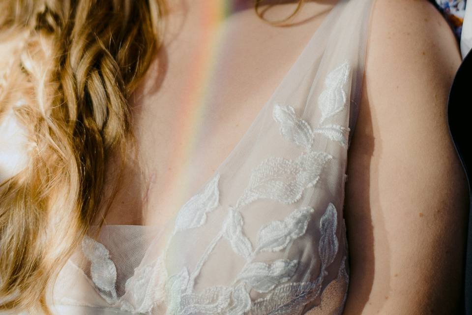 Rainbow refraction on brides f