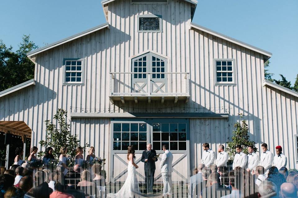 Farm house wedding