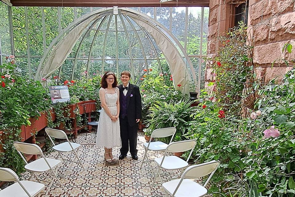 Moss Mansion Atrium Wedding