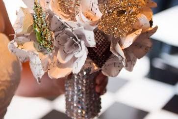 Bedecked wedding bouquet, Photo Credit: Epic Vow Photography