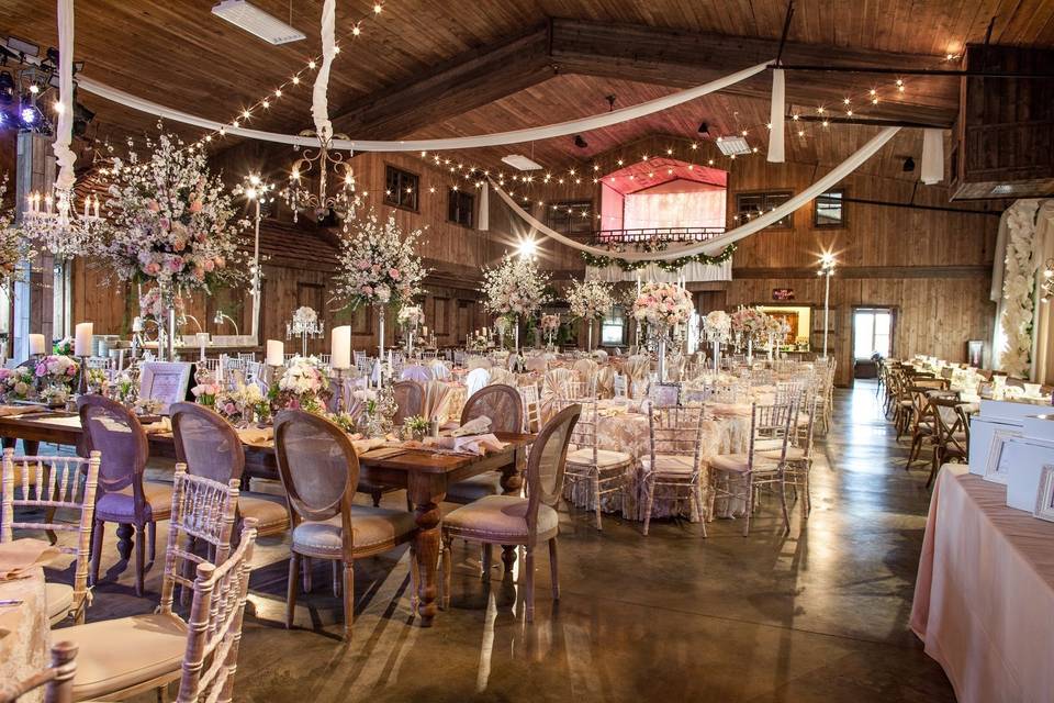 Photo Credit: A + A Photography, Event Design + Production: DesignWorks, Brindle + Oak Romantic Ranch Wedding