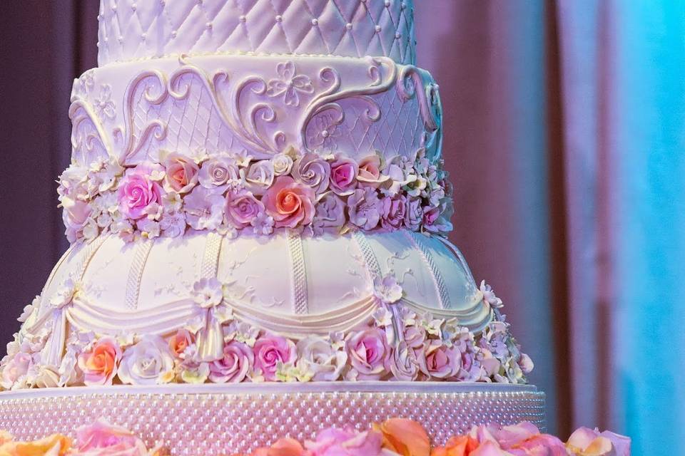 Photo Credit: A + A Photography, Event Design + Production: DesignWorks, Cake Masterpiece: Elegant Bakery, Brindle + Oak Romantic Ranch Wedding
