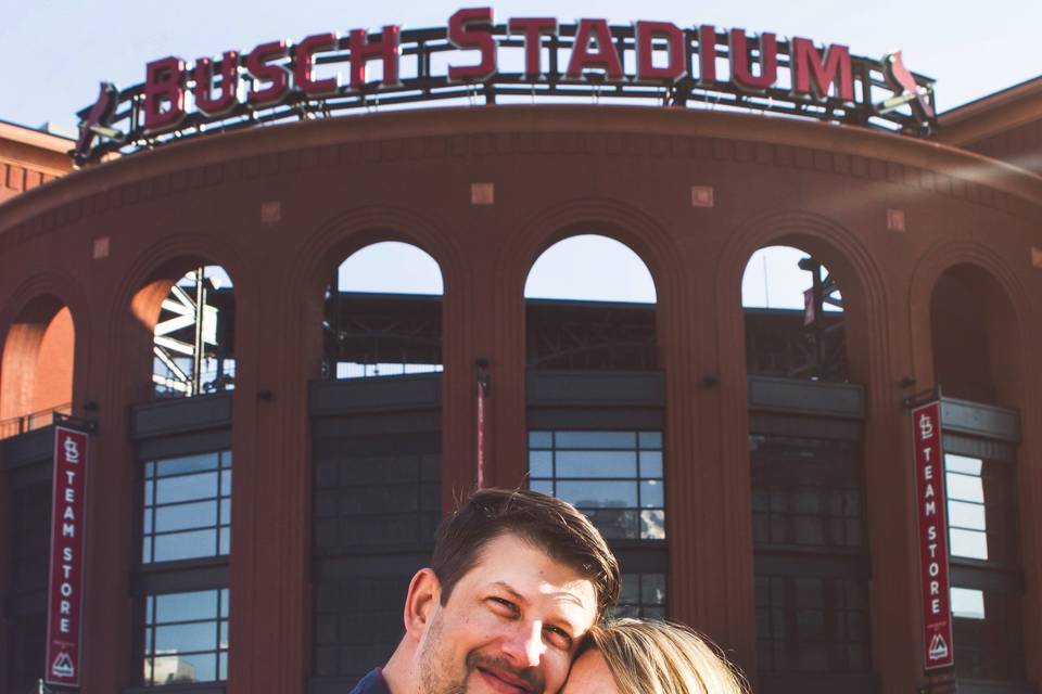 The happy couple