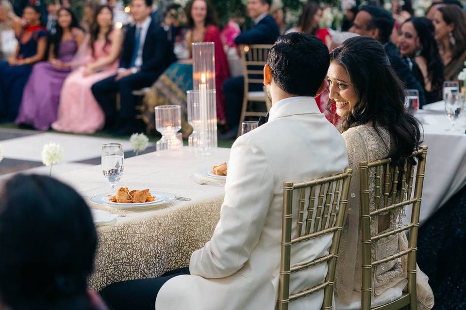Indian tented wedding