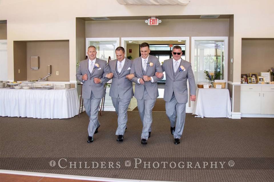 Groomsmen entry