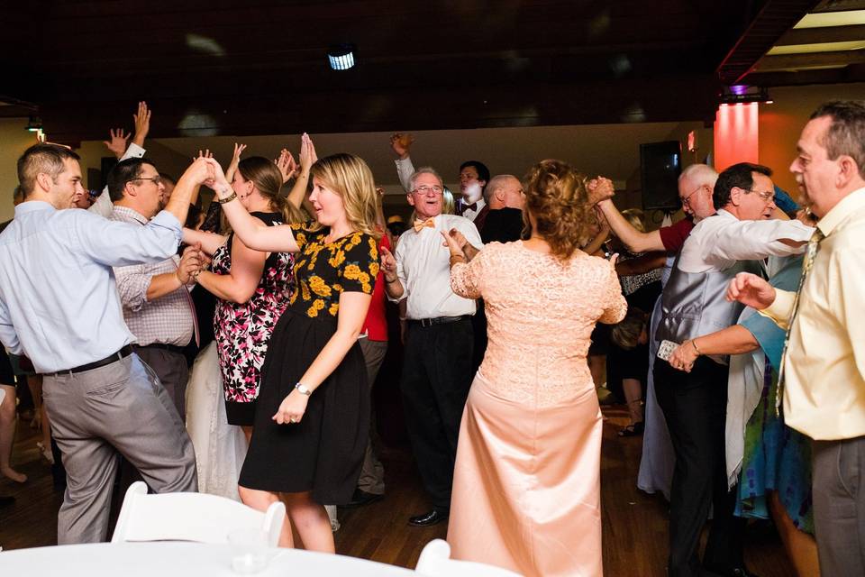 Reception dance floor