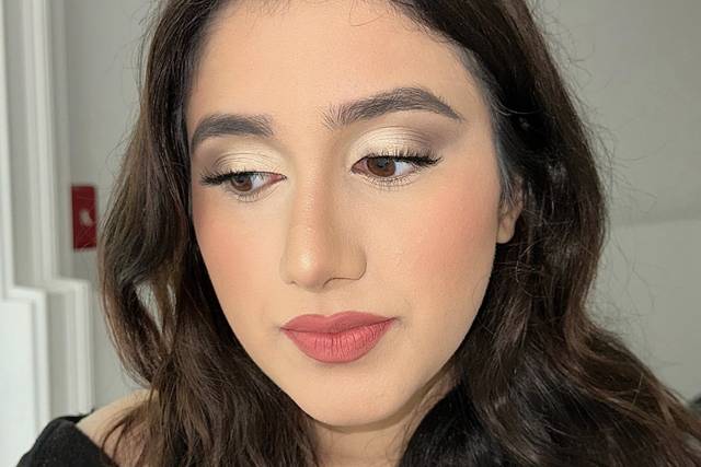 Soft bridal glam