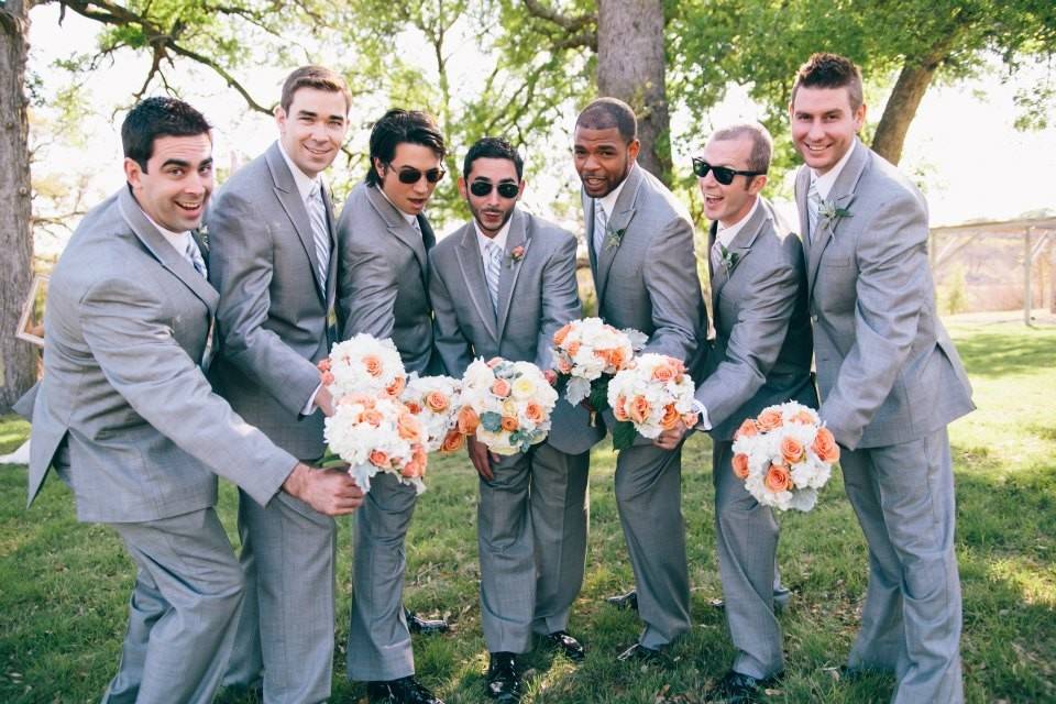 Groom and groomsmen