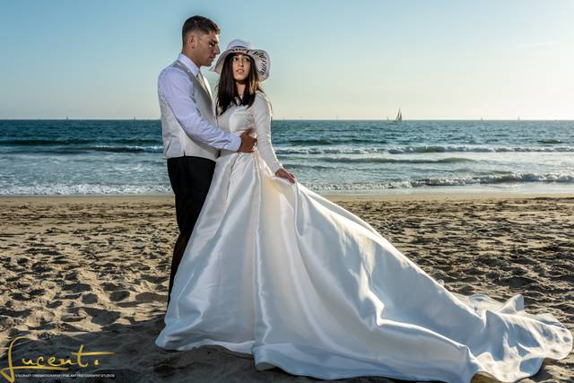 Malibu beach portrait session