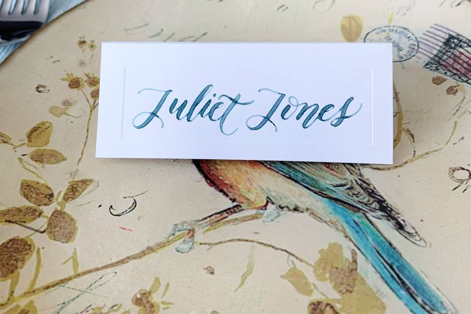 Watercolor Place Cards