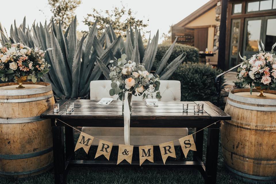 Sweetheart Table