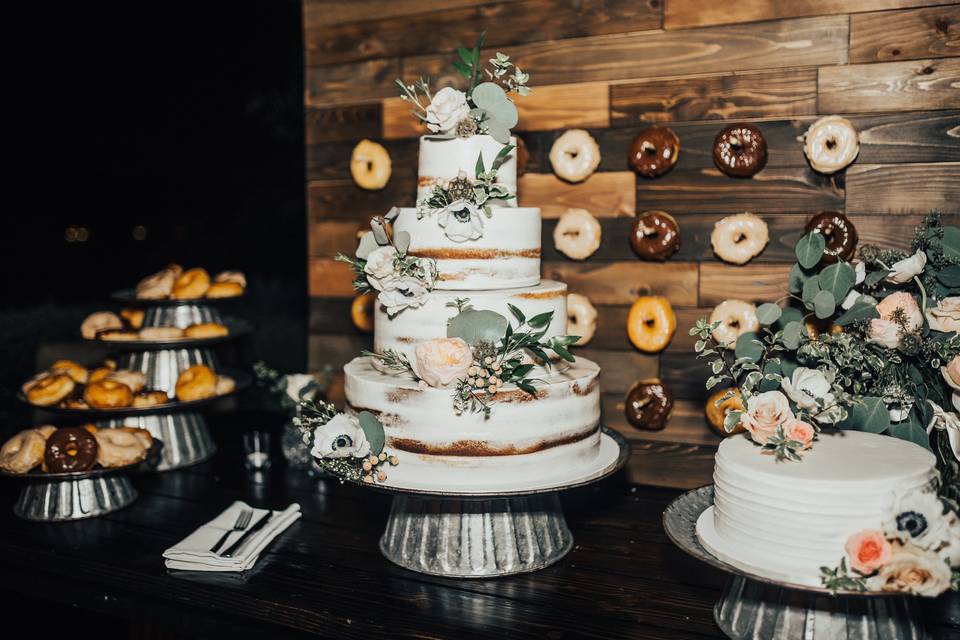 Cake and donuts