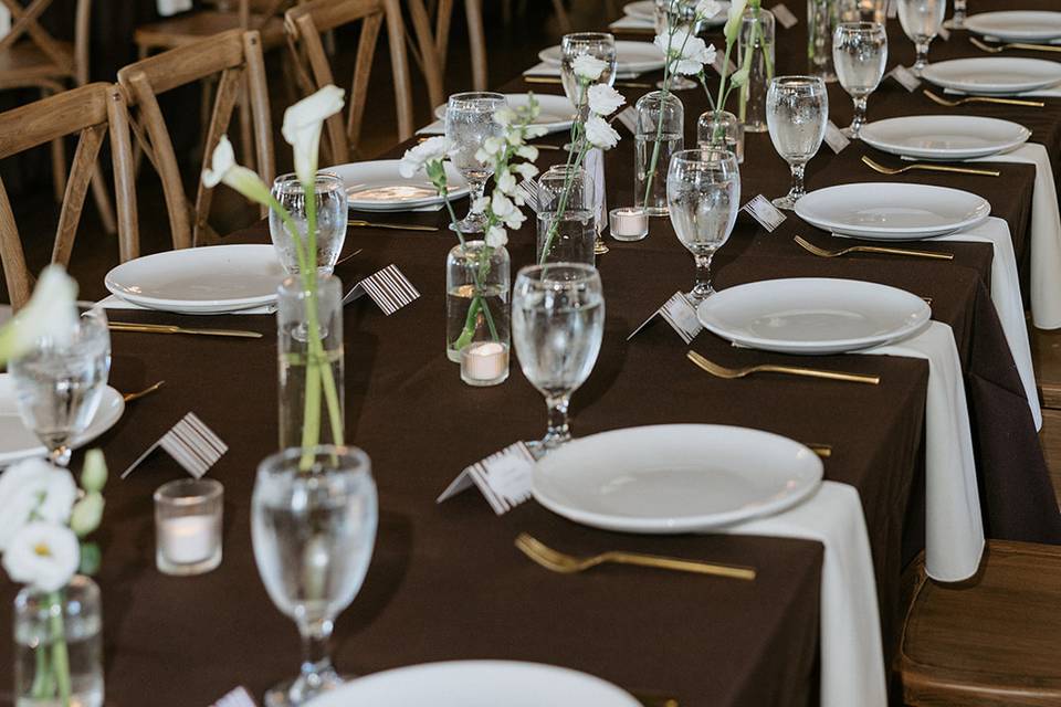 Indoor Wedding Reception