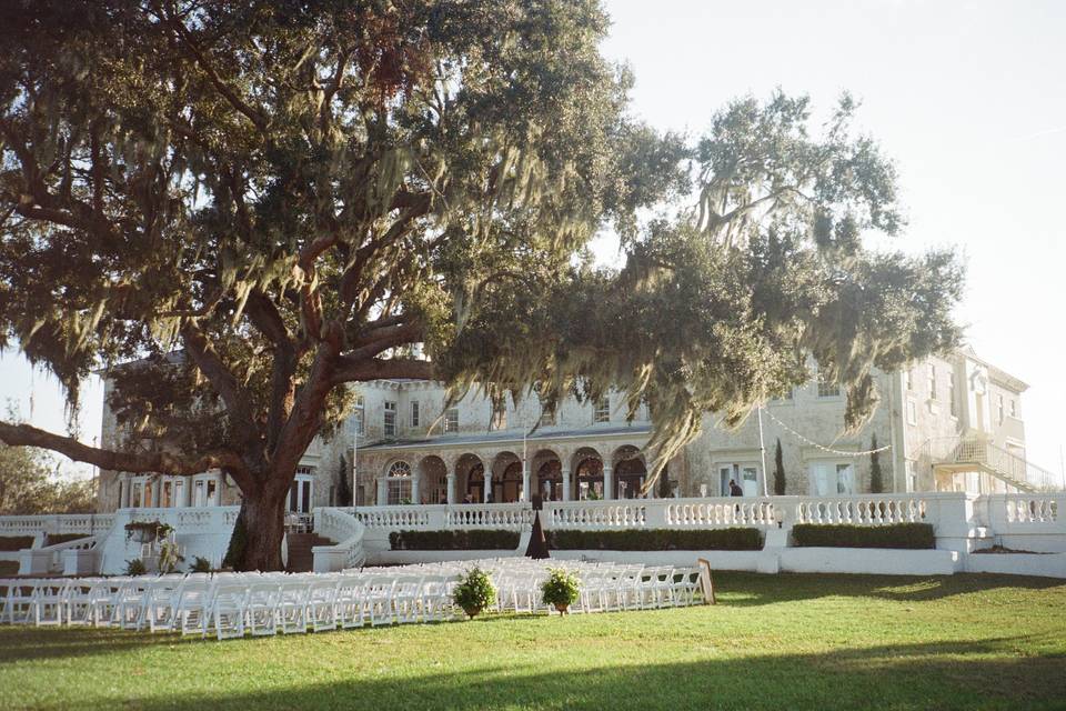 Back lawn