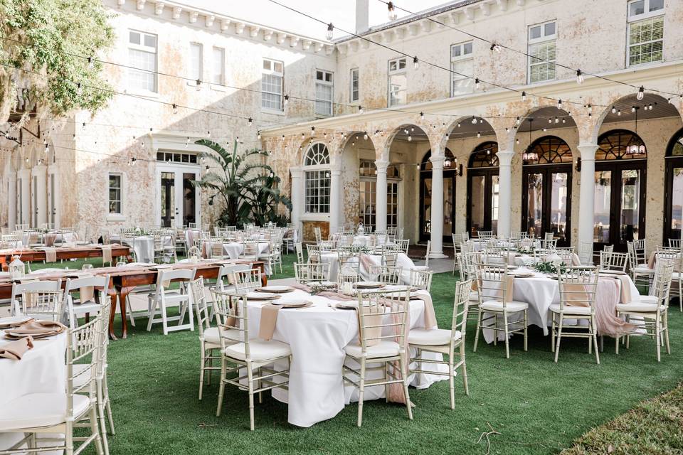 Outdoor Wedding Reception