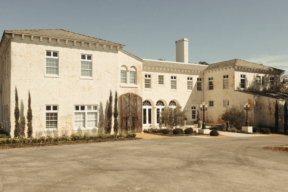 Front of venue
