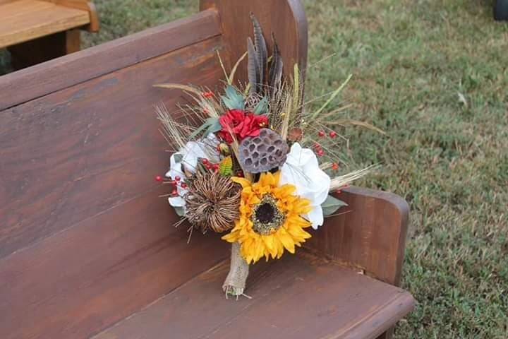 Rustic fall wedding