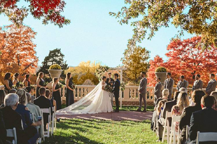 Gorgeous outdoor fall wedding