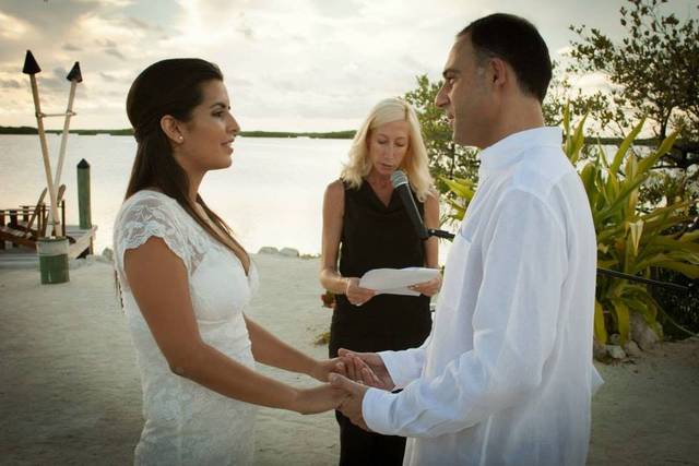 Leading the ceremony