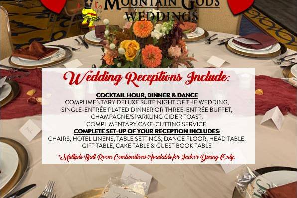 RECEPTION PACKAGES