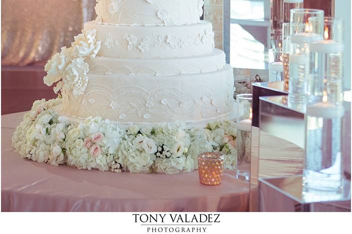 Large wedding cake