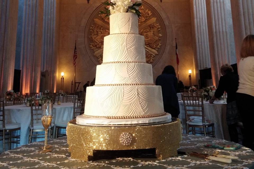 Large wedding cake