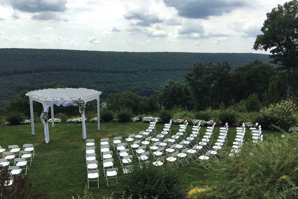 Ceremony set up