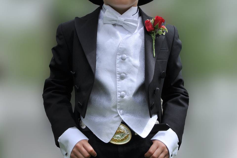 Proud little ring bearer!