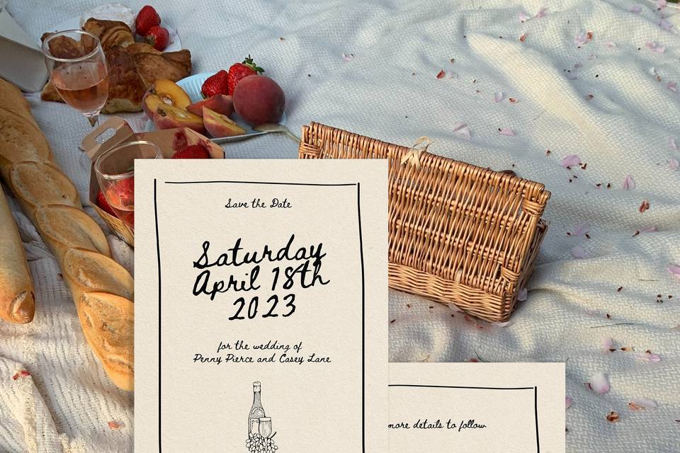 Illustrated Save the Date