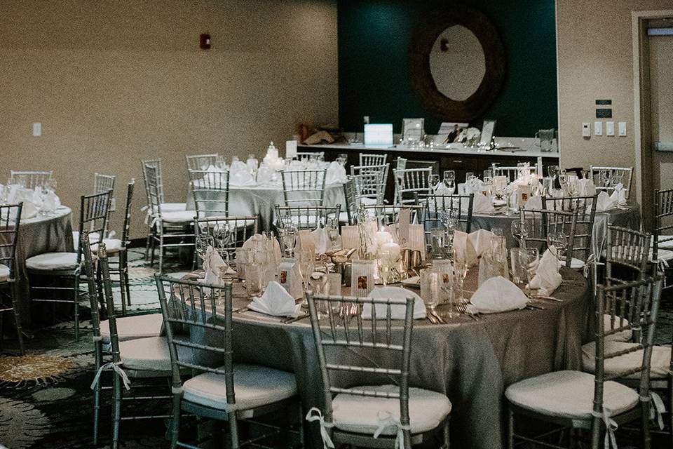 Beautiful reception set-up