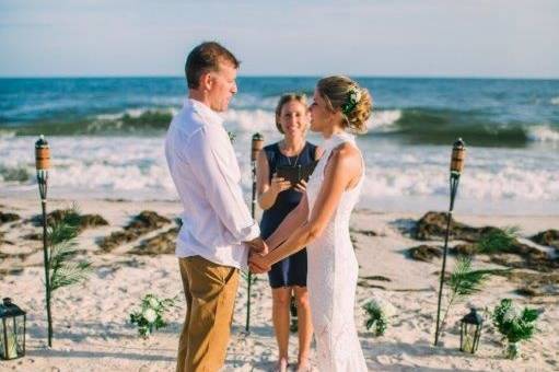 Beach wedding