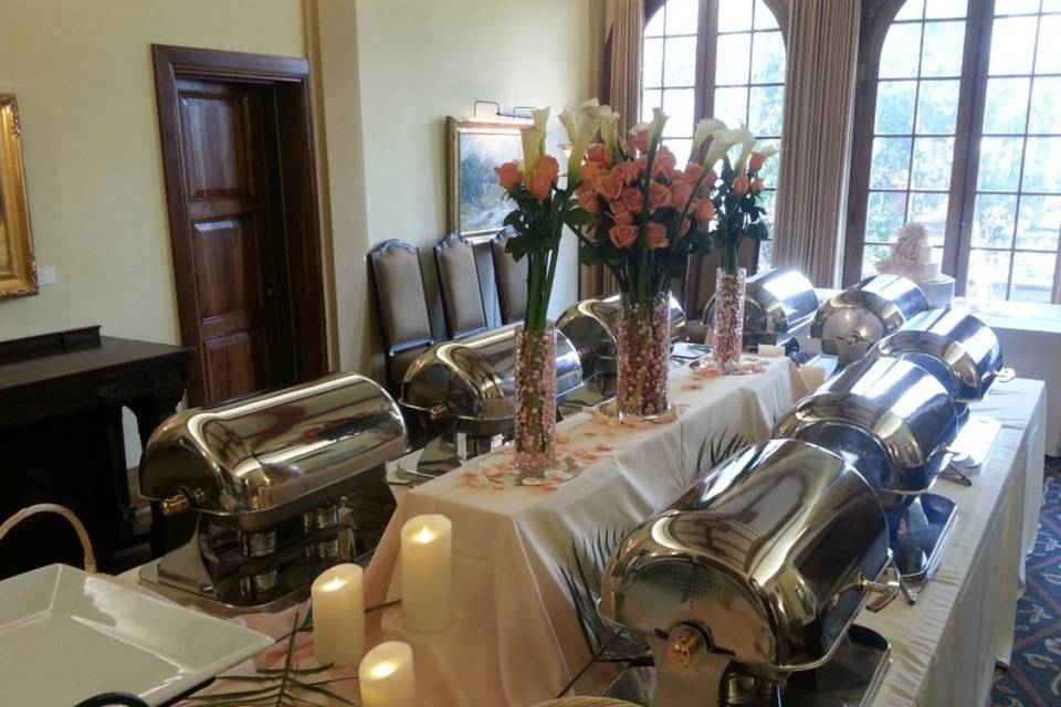Catering setup