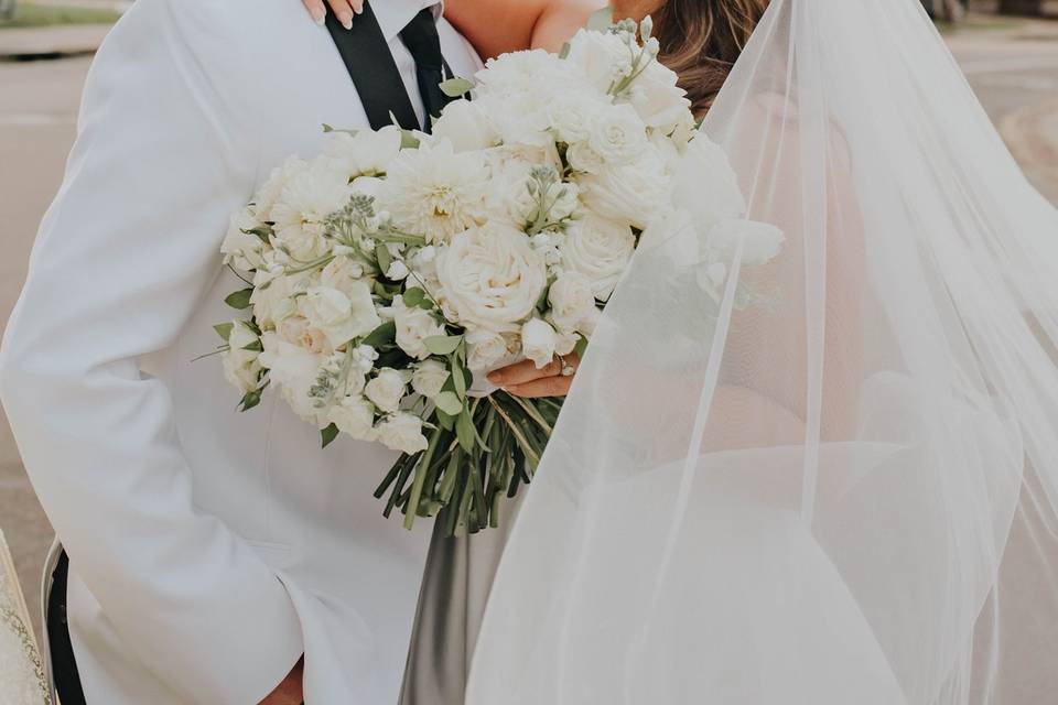 Bride and groom portraits