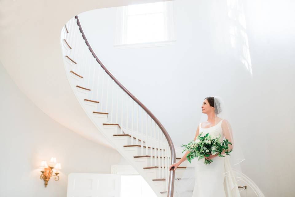 Grand spiral staircase