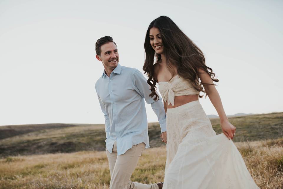 AZ sunrise engagement session