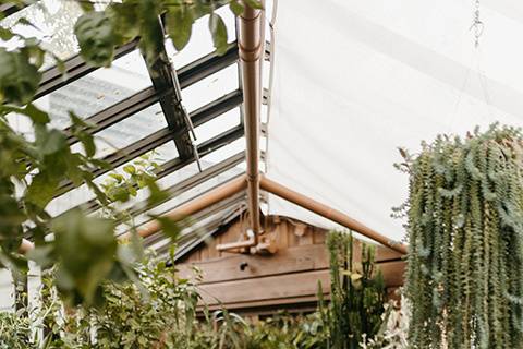 Greenhouse wedding