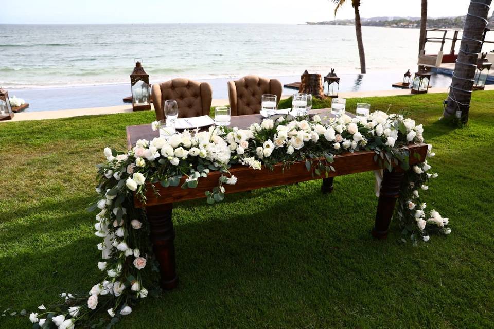 Bride table