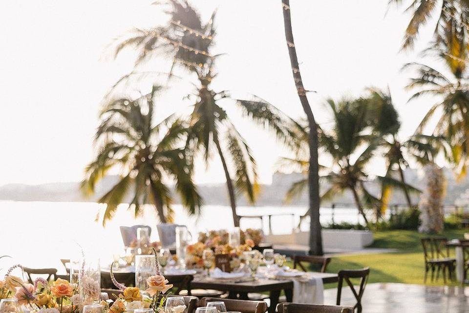 On the beach garden