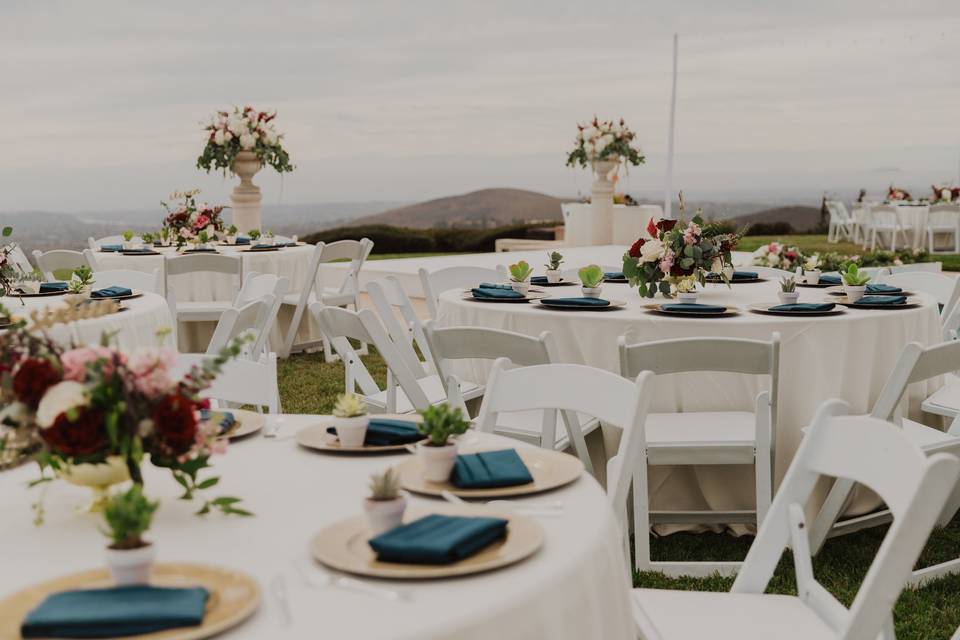 Reception with a view