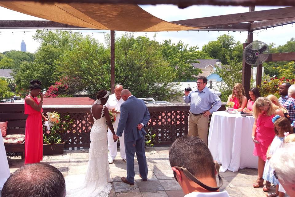 Outdoor wedding