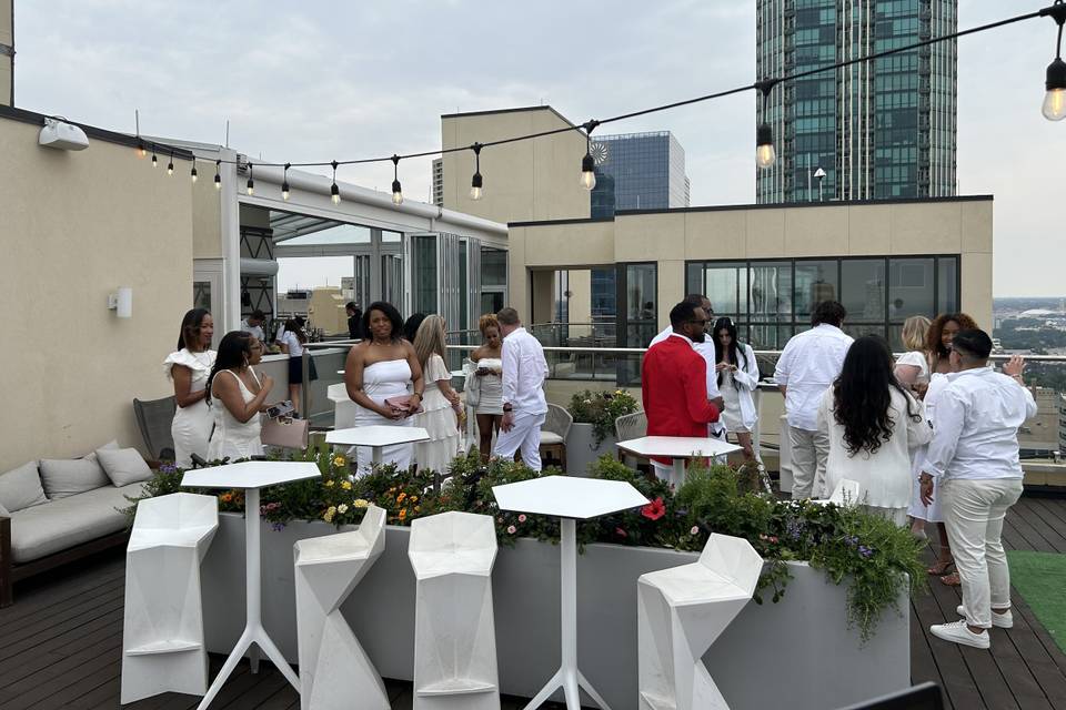 Rooftop Wedding Reception