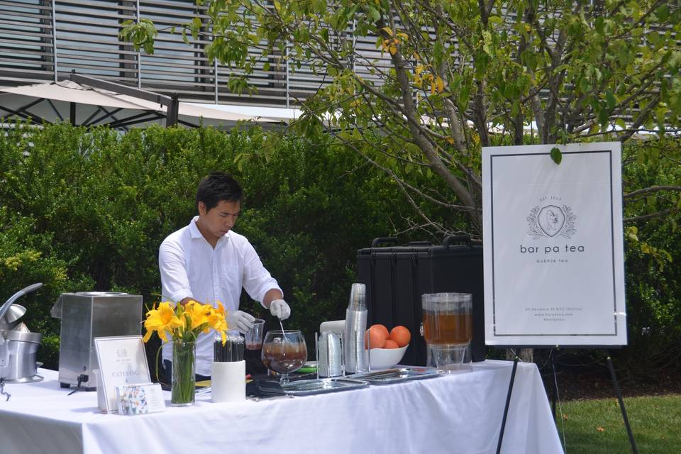 Catering at the hamptons