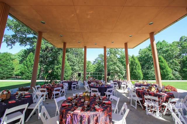 Portico Reception overlooking the Arts Park, and Seybert Terrace.